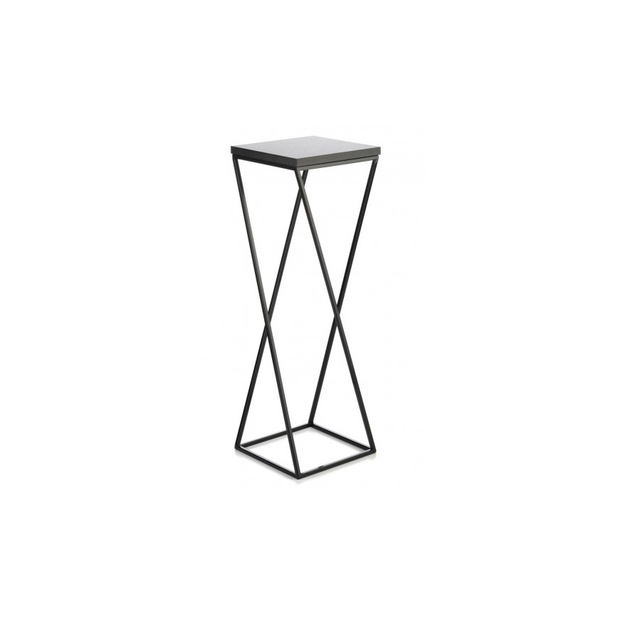 Stalak za cvijeće LOFT 70x24 cm crna