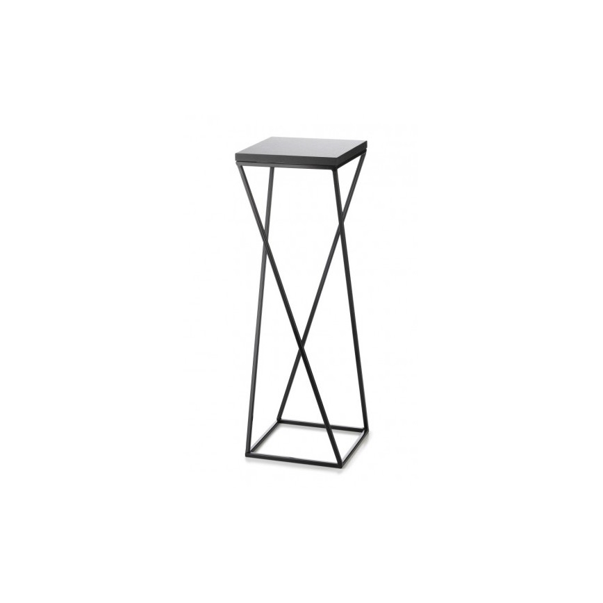 Stalak za cvijeće LOFT 70x24 cm crna