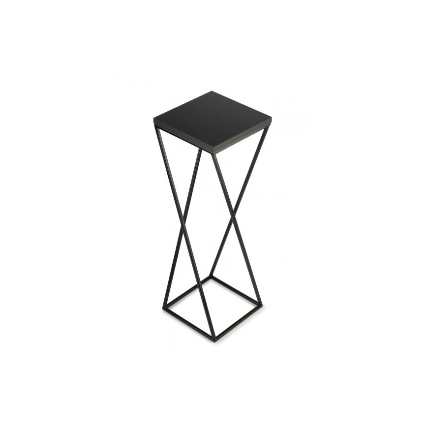 Stalak za cvijeće LOFT 70x24 cm crna