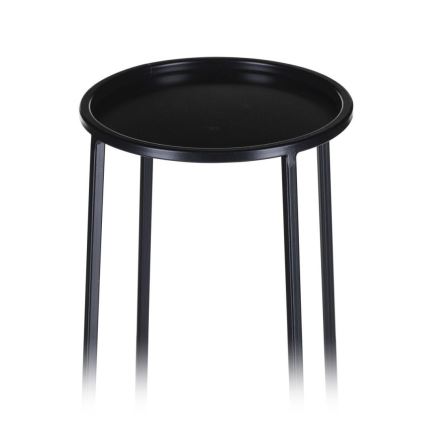 Stalak za cvijeće LOFT 70x24 cm crna