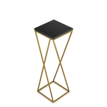 Stalak za cvijeće LOFT 70x24 cm zlatna/crna