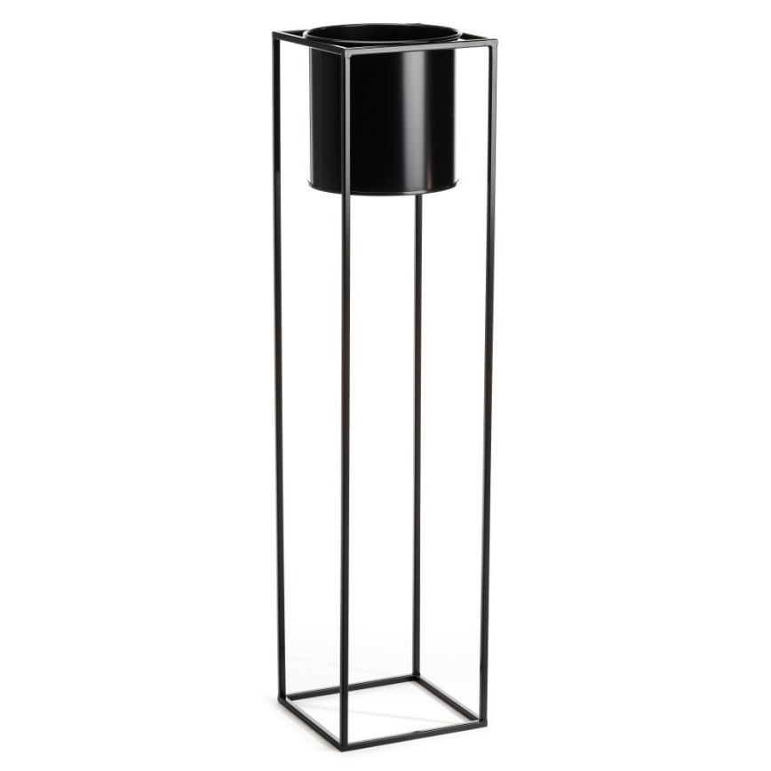 Stalak za cvijeće RING 100x23 cm crna