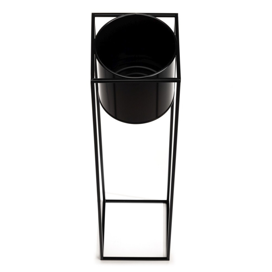 Stalak za cvijeće RING 100x23 cm crna