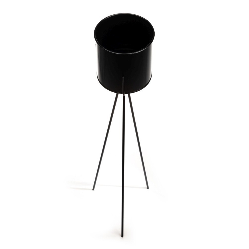 Stalak za cvijeće TRIPOD 110x25 cm crna