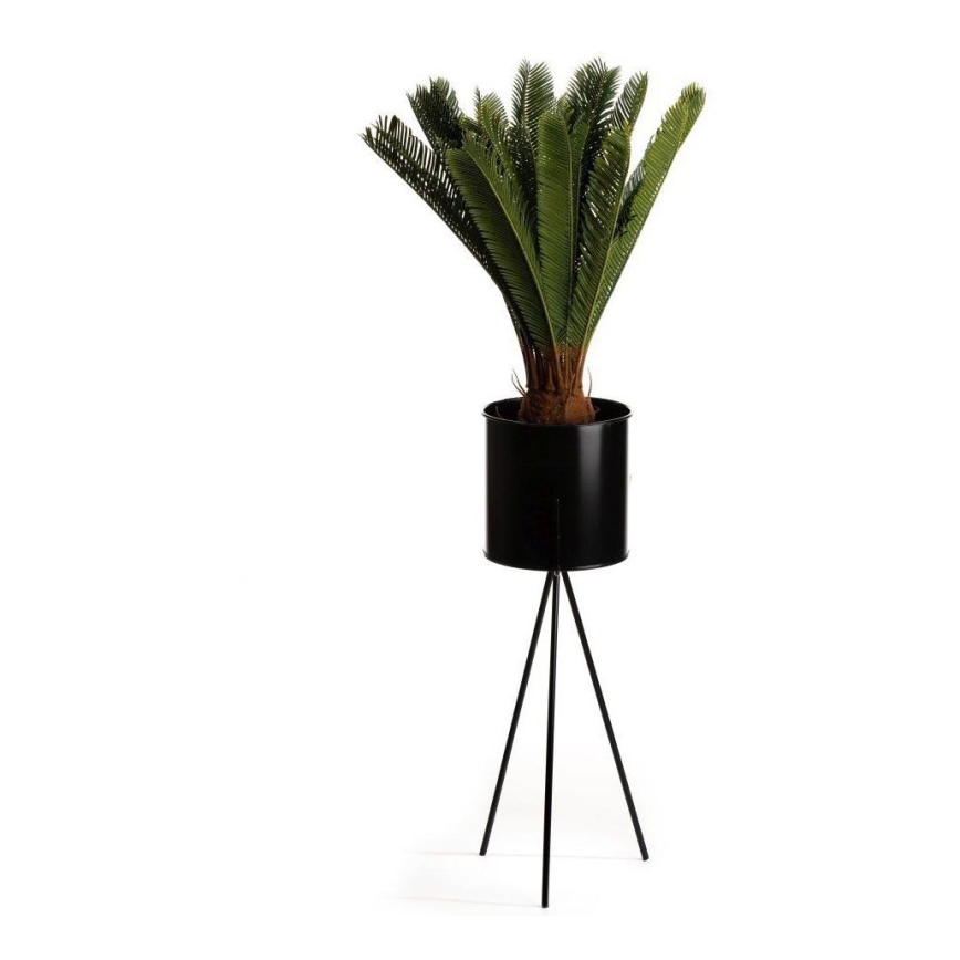 Stalak za cvijeće TRIPOD 65x25 cm crne boje