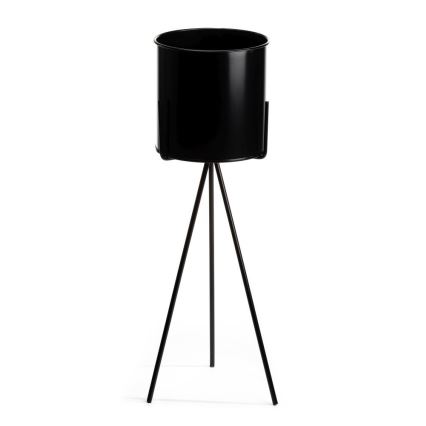 Stalak za cvijeće TRIPOD 65x25 cm crne boje