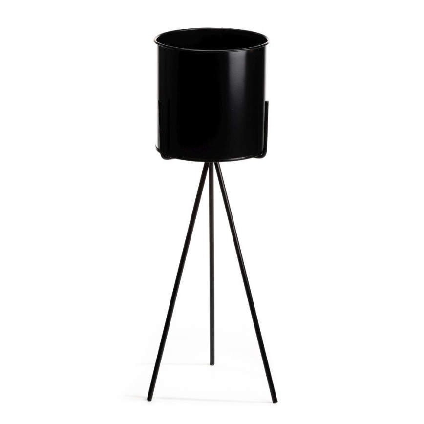 Stalak za cvijeće TRIPOD 65x25 cm crne boje