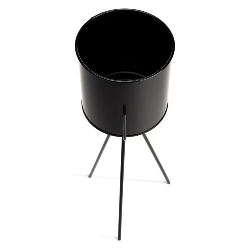 Stalak za cvijeće TRIPOD 65x25 cm crne boje