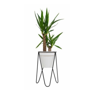 Stalak za cvjetni lonac LOFT 50x30 cm crni