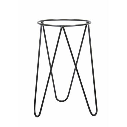 Stalak za cvjetni lonac LOFT 50x30 cm crni