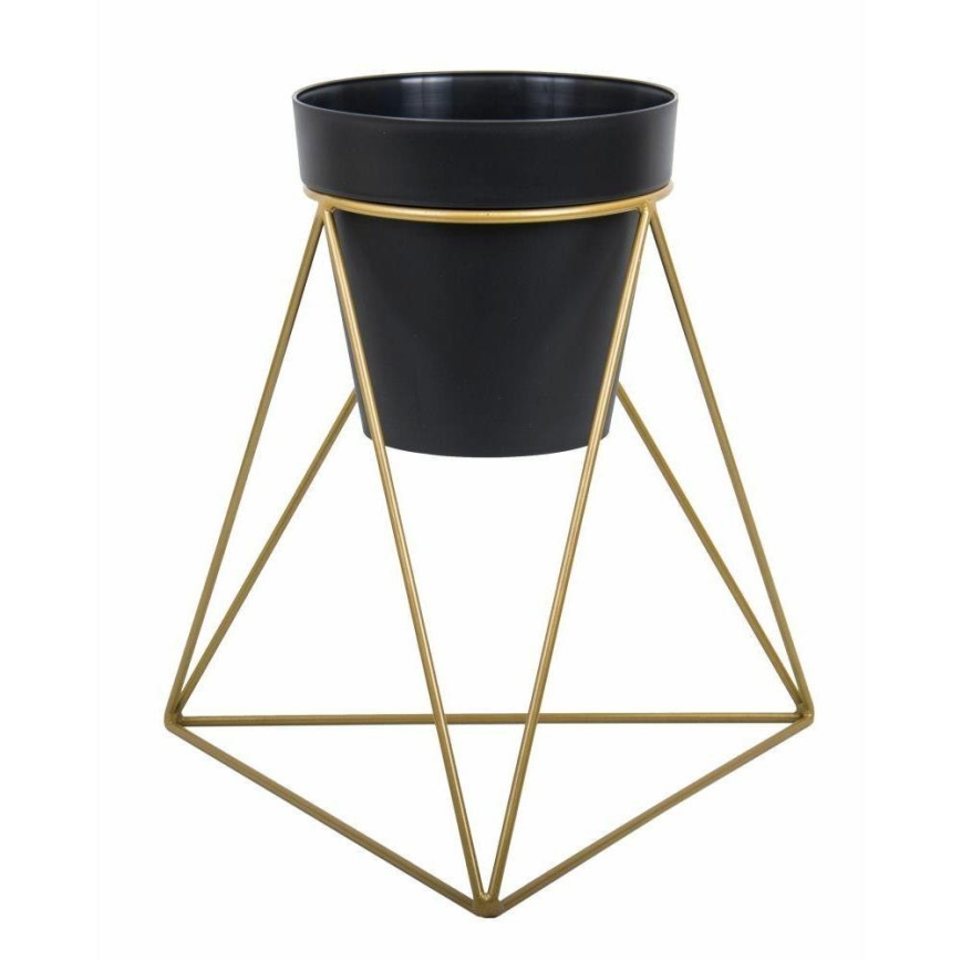 Stalak za cvjetni lonac TRIANGL 40x45 cm zlatna