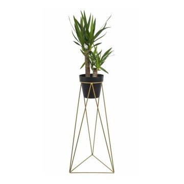 Stalak za cvjetni lonac TRIANGL 90x50 cm zlatna