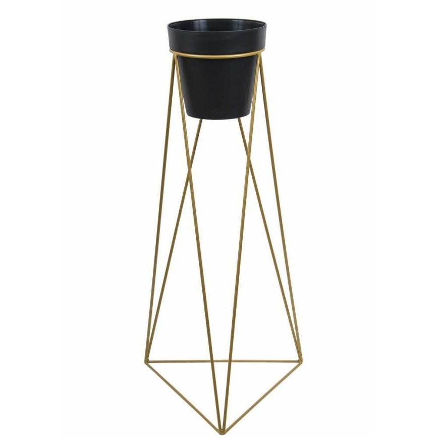 Stalak za cvjetni lonac TRIANGL 90x50 cm zlatna