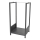Stalak za drva 39x35x76 cm crni