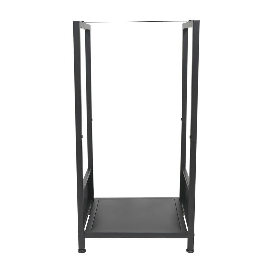 Stalak za drva 39x35x76 cm crni