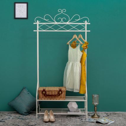 Stalak za kapute LINEA bijeli