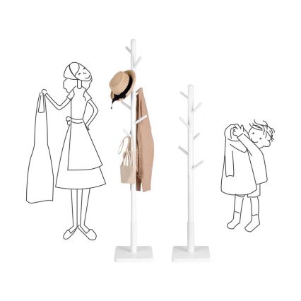 Stalak za kapute LINEA bijeli