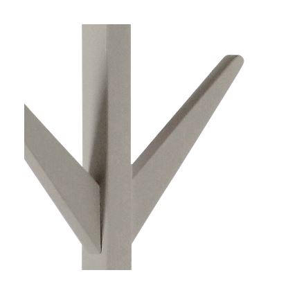 Stalak za kapute VINS 178x42 cm sivi
