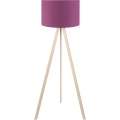 Stalak za lampu AYD 1xE27/40W/230V ljubičasta/bež