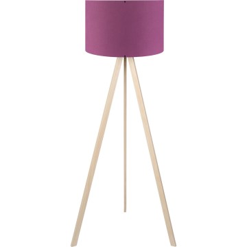 Stalak za lampu AYD 1xE27/40W/230V ljubičasta/bež