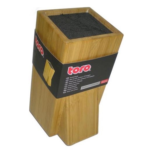 Stalak za noževe s flexi umetkom 23,8x11 cm bambus
