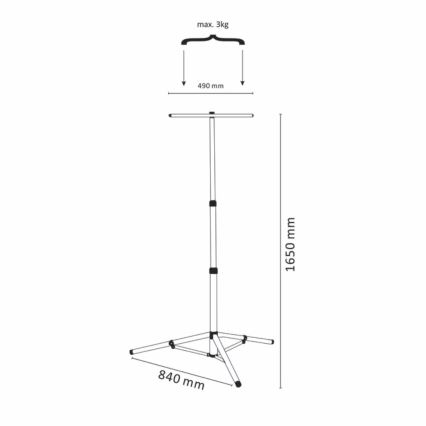 Stalak za reflektor 165 cm