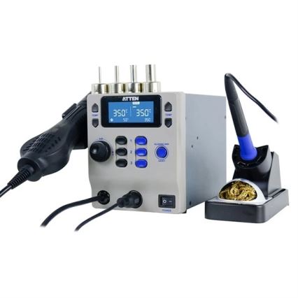 Stanica za vrući zrak i lemljenje s LCD zaslonom 800W/230V