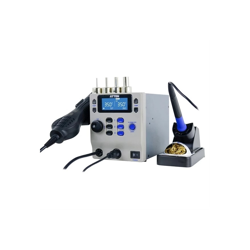 Stanica za vrući zrak i lemljenje s LCD zaslonom 800W/230V