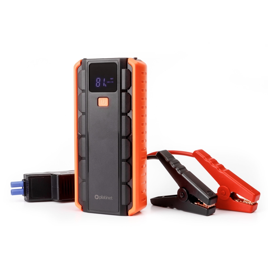 Starter set za auto 1000A s power bankom 12000 mAh PD 10W i LED baterijskom svjetiljkom