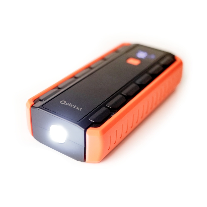 Starter set za auto 1000A s power bankom 12000 mAh PD 10W i LED baterijskom svjetiljkom