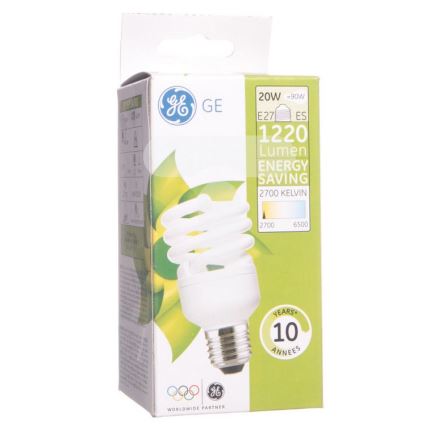 Štedna žarulja E27/20W/230V 2700K - GE Lighting
