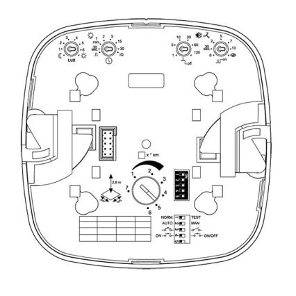 Steinel 002770 - Detektor prisutnosti IR Quattro HD 24m COM2 bijela