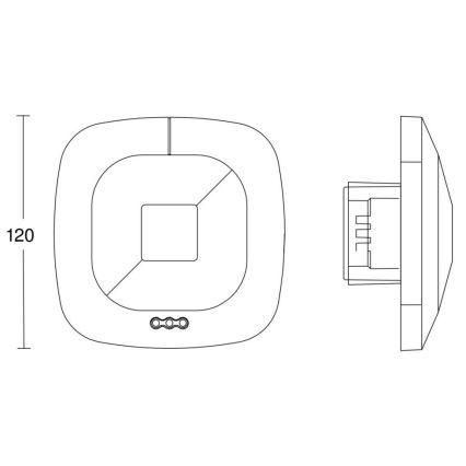 Steinel 002848 - Detektor prisutnosti HF 360 COM2 bijela