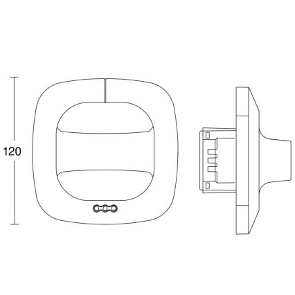 Steinel 002978 - Detektor prisutnosti DUAL HF bijeli