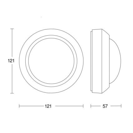 STEINEL 006532 - Vanjski senzor pokreta IS360-3 bijela IP54