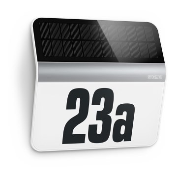 STEINEL 007140 - LED Solarni kućni broj XSolar LH-N LED/0,03W nehrđajući čelik IP44 2500 mAh