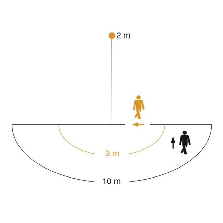 Steinel 009816 - Vanjska zidna svjetiljka sa senzorom L 22 S 1xE27/60W/230V IP44