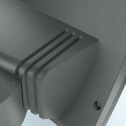 Steinel 012076 - Vanjsko zidno svjetlo svítidlo sa senzorom XLED curved LED/10,5W/230V
