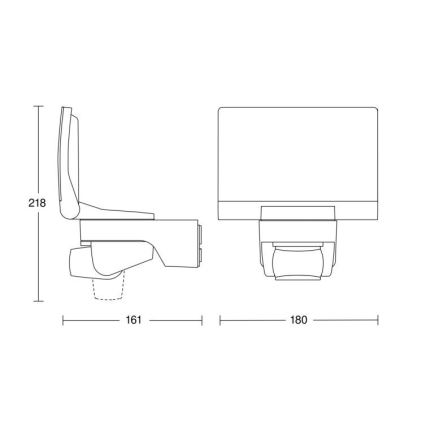 STEINEL 033088 - LED Reflektor sa senzorom XLED home 2 LED/14,8W/230V IP44