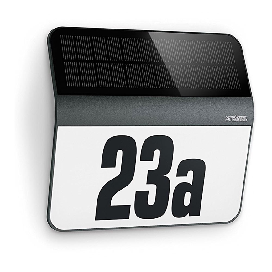 STEINEL 035730 - LED Solarni kućni broj XSolar LH-N LED/0,03W IP44 2500 mAh