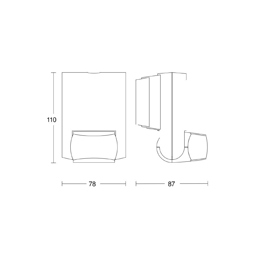 Steinel 035761 - Vanjski infracrveni senzor IS 130-2 antracit IP54