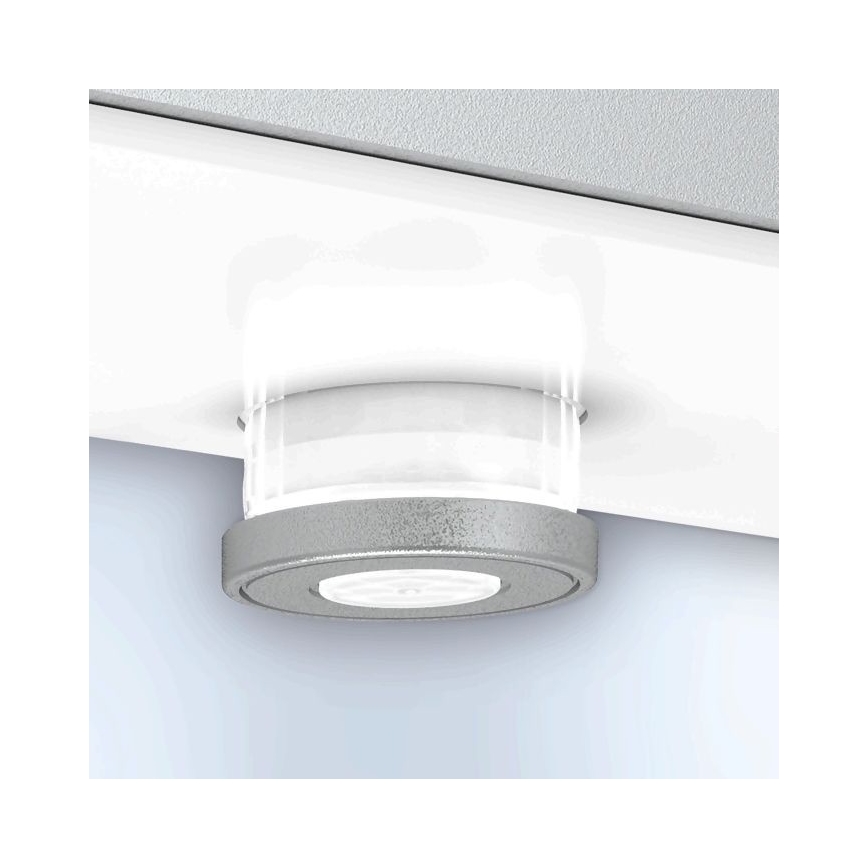 Steinel 052652 - LED Solarna svjetiljka sa senzorom XSolar SOL-O LED/1,5W 2x2000mAh IP44 srebrna