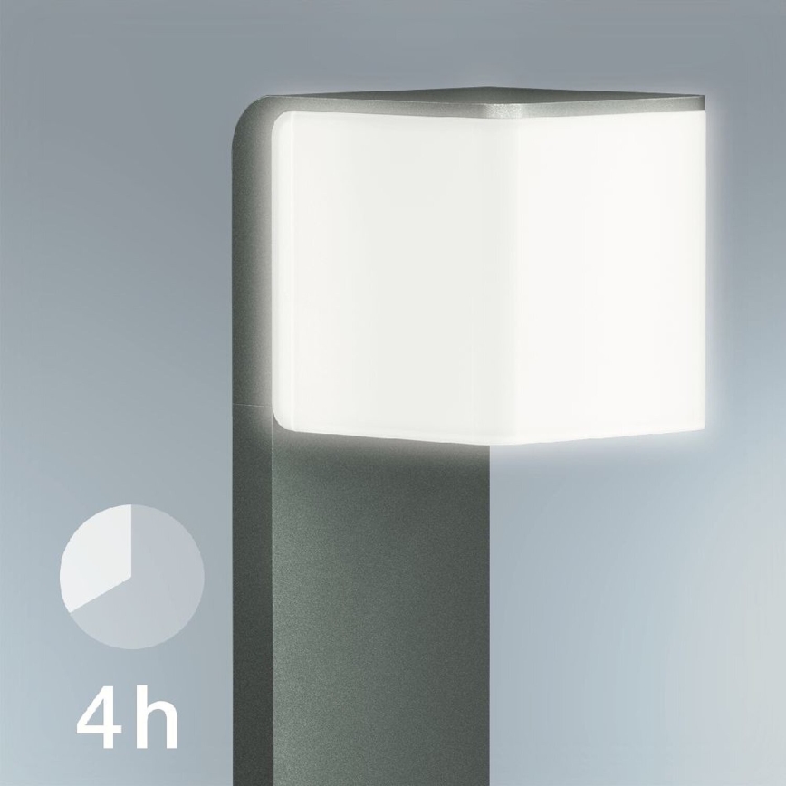 Steinel 055479 - LED Prigušiva vanjska lampa sa senzorom CUBO LED/9,5W/230V IP44 antracit