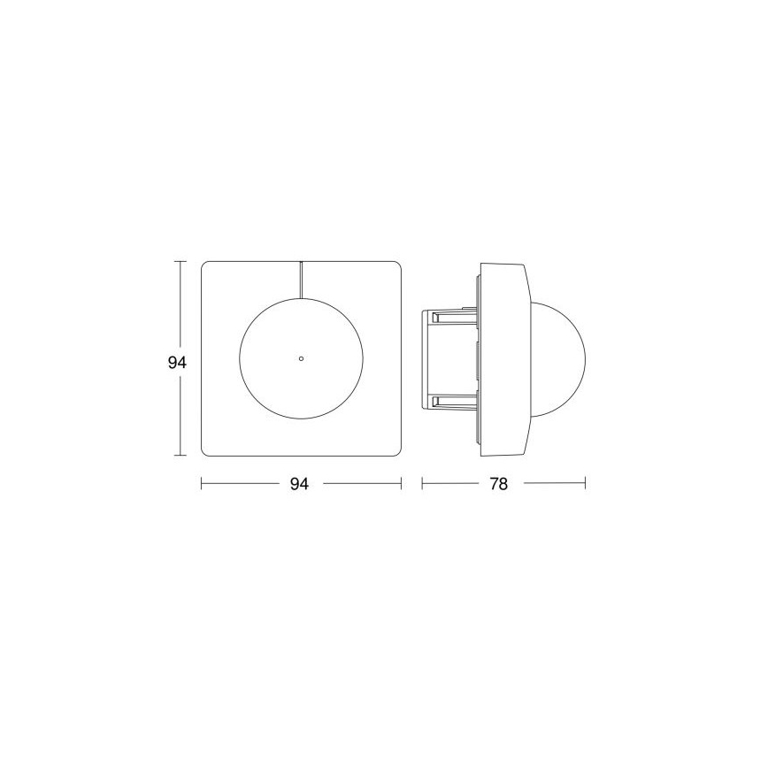 Steinel 055721 - Senzor pokreta IS 3180 COM1 230V bijela