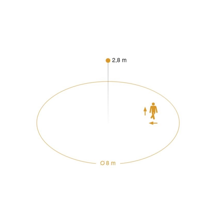 Steinel 056063 - LED Vanjska svjetiljka sa senzorom RS PRO LED/9,5W/230V IP54