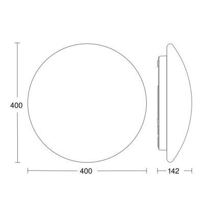 Steinel 056131 - LED Svjetiljka za kupaonicu RS PRO LED P3 LED/19,5W/230V IP54 3000K