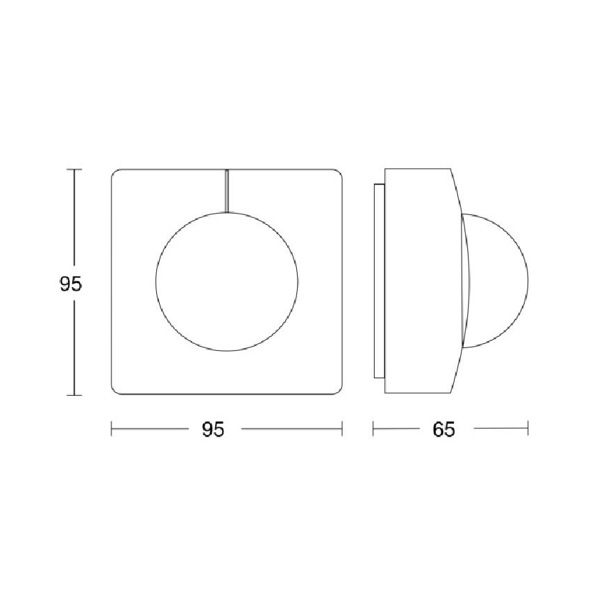 Steinel 057275 - Senzor pokreta IS 345 DALI-2 IPD IP54 uglast bijela