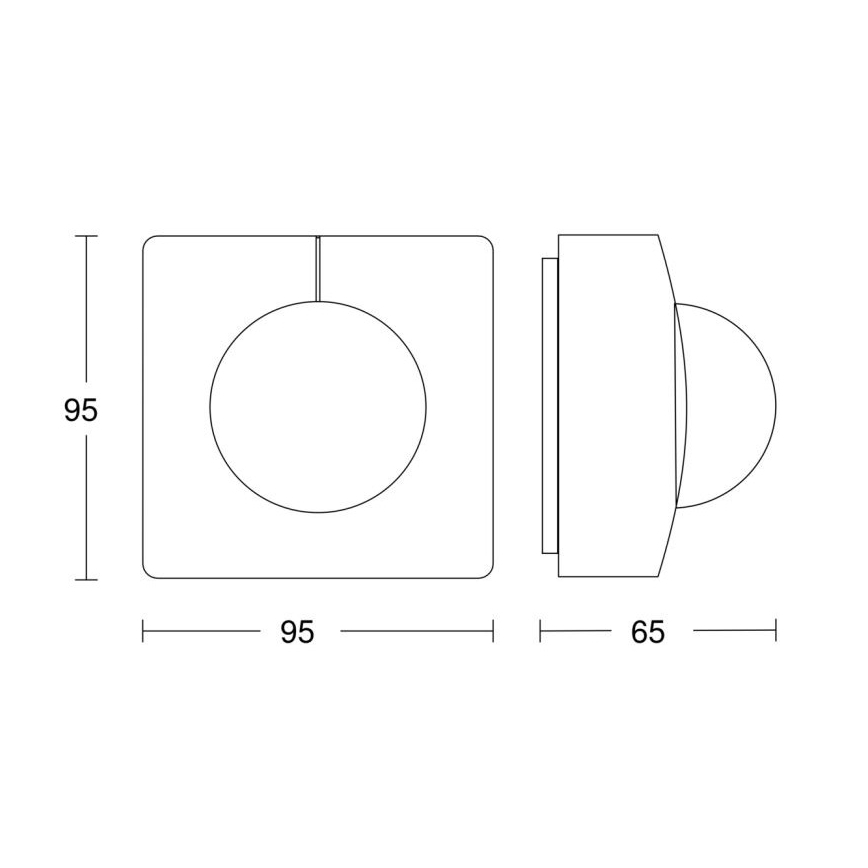 Steinel 057398 - Senzor pokreta IS 345 MX Highbay DALI-2 IP54 bijela