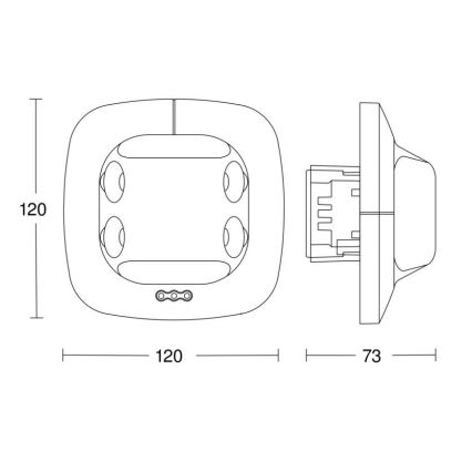 Steinel 057466 - Detektor prisutnosti Dual US DALI-2 bijela