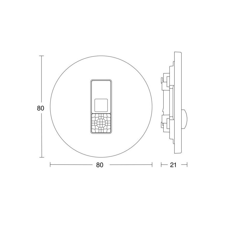 Steinel 057732 - Detektor prisutnosti IR Micro DALI-2 bijela